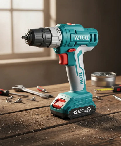 Taladro Atornillador Total Tdli1222 12v Con 2 Batería 10mm - Imagen 2