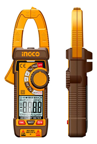 Pinza amperimétrica digital Ingco DCM62001 400A