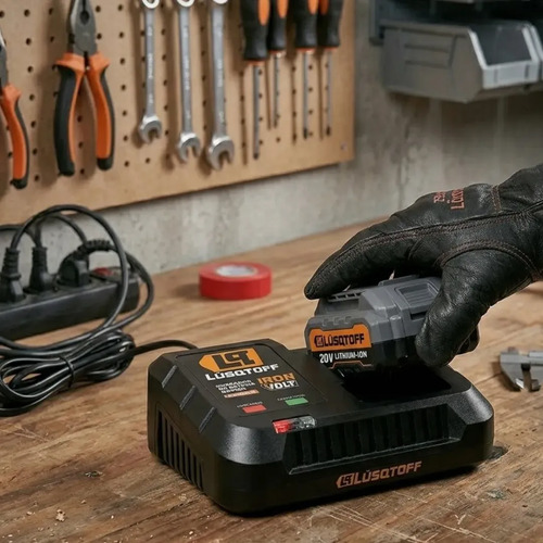 Cargador De Batería Rápido Herramientas Lusqtoff Ironvolt - Imagen 3
