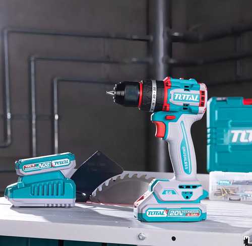Set 165 Piezas Total: Taladro Percutor Y Atornillador 20v 66nm Sin Carbones, Con Batería 2.0ah, Cargador, Herramientas Manuales Y Maletín - Thkthp11652 Turquesa - Imagen 2