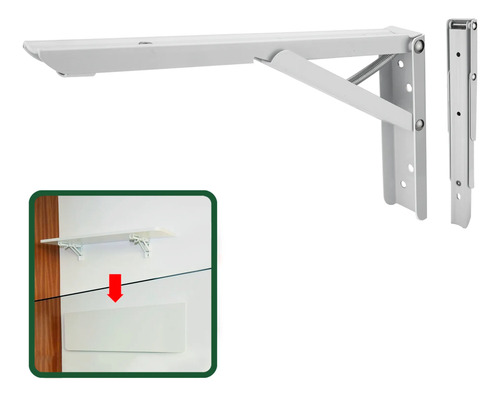 Ménsula Soporte Plegable 300 X 14 Mm Jadever Jdzj6312 - Imagen 3