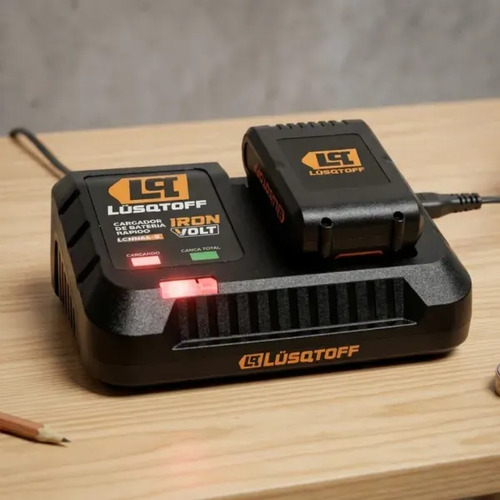 Cargador De Batería Rápido Herramientas Lusqtoff Ironvolt - Imagen 2