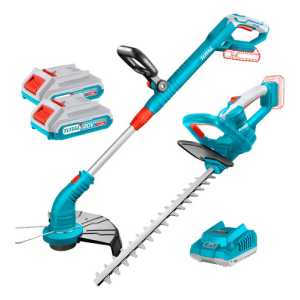 Kit Inalámbrico Total 20v De Jardín Bordeadora Cortacerco