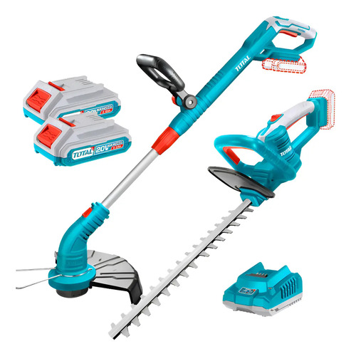Kit Inalámbrico Total 20v De Jardín Bordeadora Cortacerco