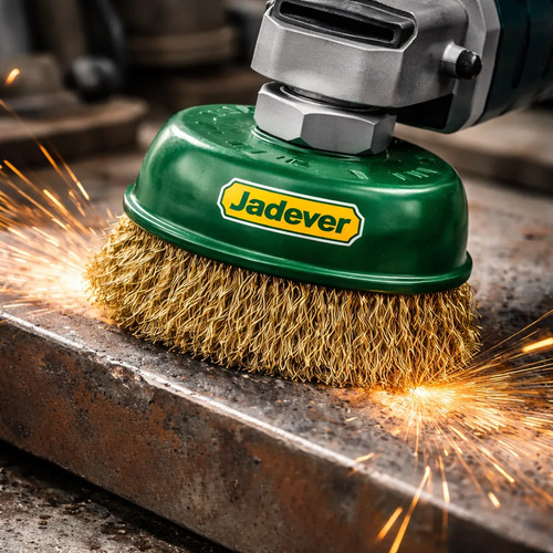 Cepillo Copa Alambre Amoladora M14x2 75mm Jadever Jdce1401 - Imagen 3