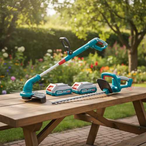 Kit Inalámbrico Total 20v De Jardín Bordeadora Cortacerco - Imagen 2