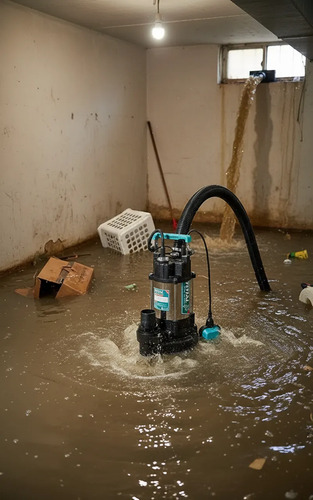 Bomba Sumergible De Desagote Total, 1.0 Hp - Para Agua Sucia - Imagen 3