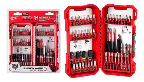 Kit De Puntas De Impacto Shockwave 54pz 48-32-4010 Milwaukee