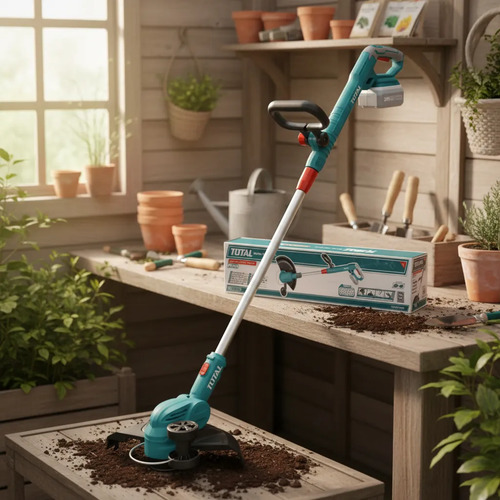 Bordeadora 20v Con Rueda Para Corte 45° Total Tgtli20328 - Imagen 2