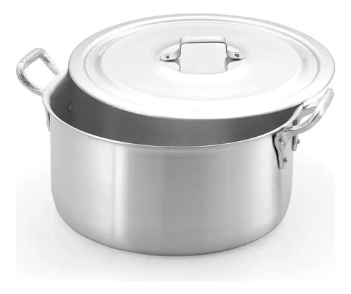 Cacerola Asas Y Tapa En Aluminio 8.8 Litros Oliveira - Imagen 2