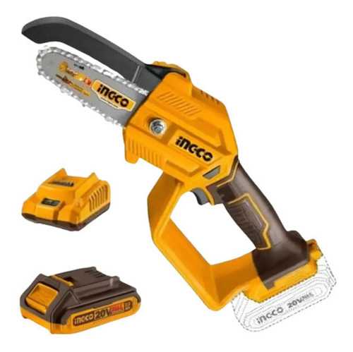 Motosierra 5'' Ingco Cgsli20581 + 1 Baterías Y Cargador