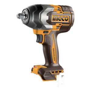 Llave De Impacto 850nm Sin Bateria Ingco Ciwli20851 Color Amarillo Frecuencia 50/60