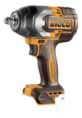 Llave De Impacto 850nm Sin Bateria Ingco Ciwli20851 Color Amarillo Frecuencia 50/60