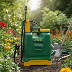 Rociador Fumigador Pulverizador Tipo Mochila 16 Lt Jadever Color Verde