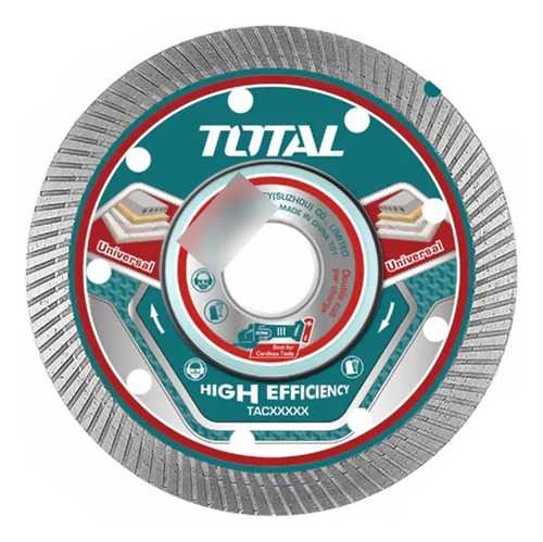 Disco Corte Diamantado Turbo 4 1/2 115mm Total Tac2151151 Unico