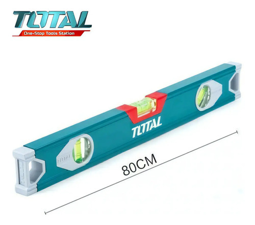 Nivel De Aluminio 32 Pulgadas 80cm Total (3 Aguas) Tmt28016 - Imagen 7