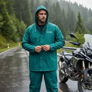 Equipo De Lluvia Impermeable Con Capucha Total, Thtrs031
