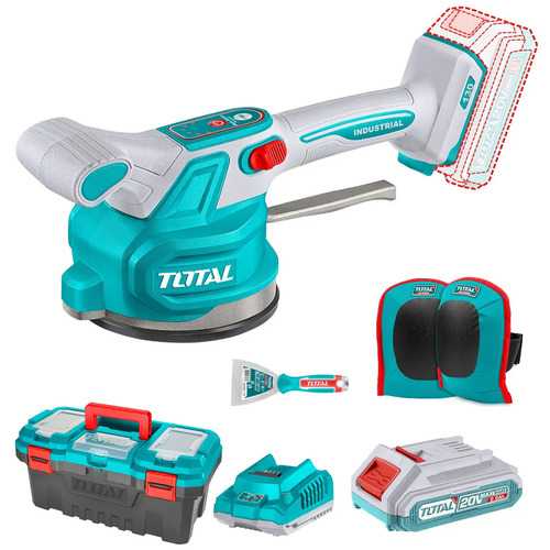 Ventosa Vibradora 20v 60kg + Bat Y Cargador Total Ttvli20018