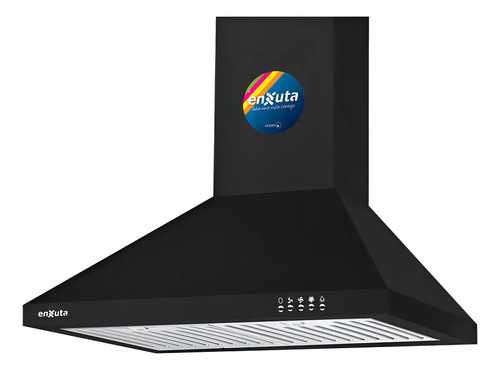Campana Extractora 60cm Enxuta Cnenx116 Negra 190w 750m³/h 3 Velocidades Negro