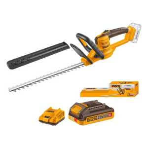 Corta Cerco 20v 2 Baterias 2.0ah Y Cargador Ingco Chtli20462