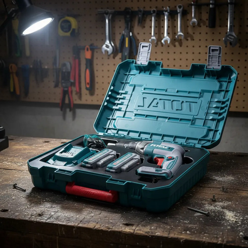 Atornillador Yesero Total 20v + 2 Bat + Cargador - Imagen 2