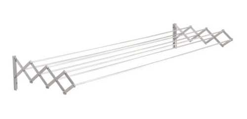 Tendedero De Pared Plegable Mor 100cm De Aluminio