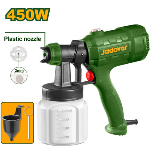 Pistola Eléctrica Para Pintar Jadever 450w Pulverizador - Imagen 2