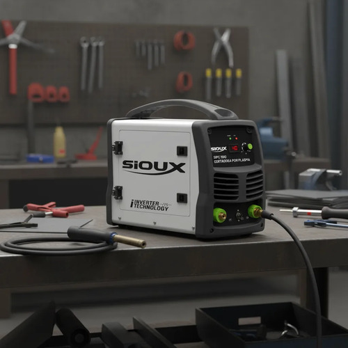 Cortadora Plasma Sioux C/compresor Interno Corte Hasta 10mm - Imagen 2