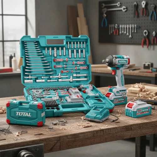 Set 172 Piezas Total Llave Impacto 20v 1/2'' C/2 Bat + Acces - Imagen 5