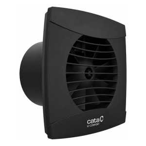 Extractor Cata U-comfort Negro Uc10 Silencioso 10cm Español