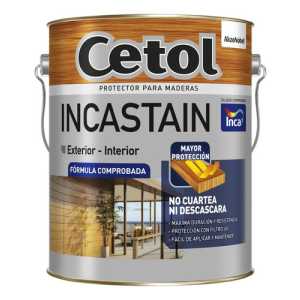 Pintura Protector De Madera Inca Incastain 4 Litros Acabado