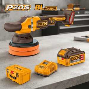 Lustra Pulidora A Bateria 6 20v 4ah Valija Ingco Apli20158