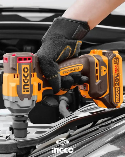 Llave De Impacto Ingco 20v, 500nm, Solo Llave, Sin Bateria C - Imagen 6