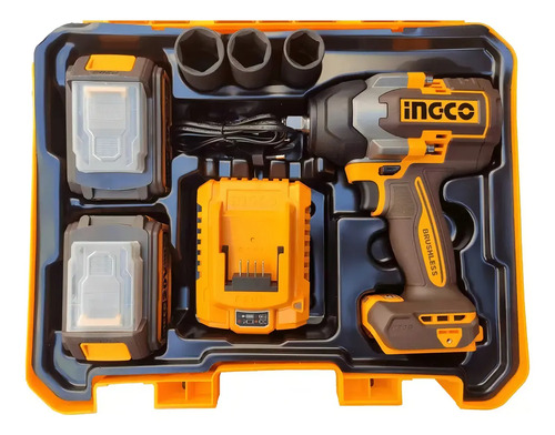 Llave De Impacto A Bateria 850nm 20v P20s C 2bat+carg+valija - Imagen 2