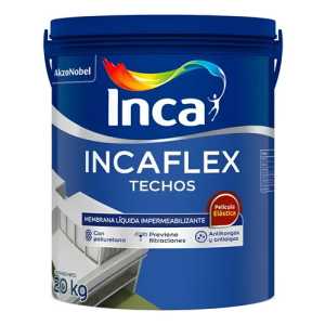 Membrana Liquida Impermeabilizante Inca Incaflex 4 Kg Blanco