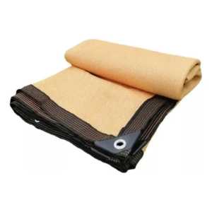 Toldo Beige Malla Sombra Slender - 3x4m + Kit De Instalación