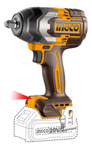 Llave De Impacto A Bateria 850nm 20v P20s C 2bat+carg+valija - Imagen 3